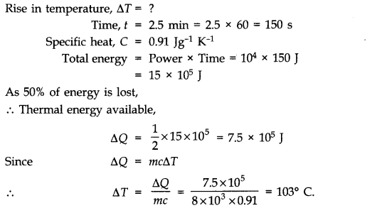 NCERT Solutions for Class 11 Physics Chapter 11 Thermal Properties of matter Q12