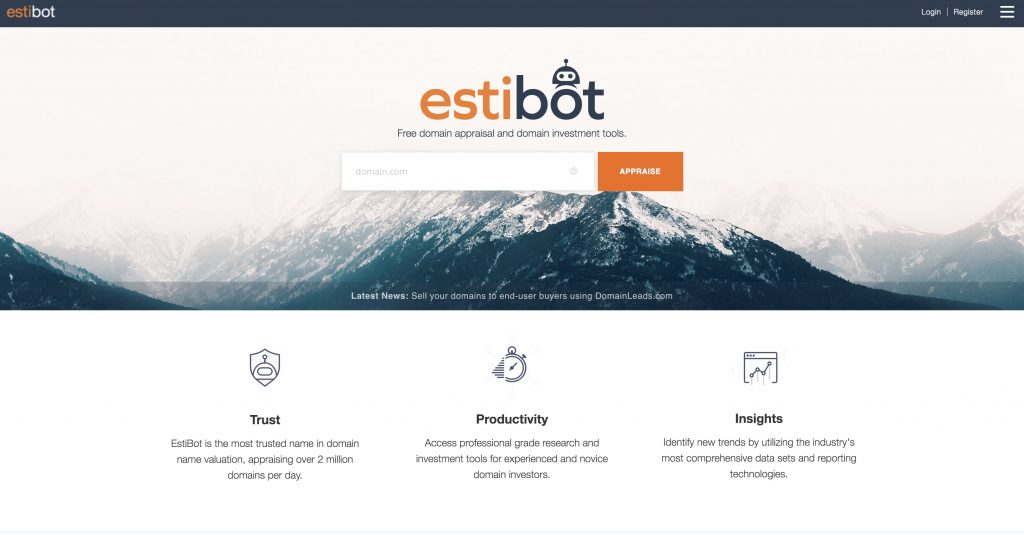 estibot tool - Best Domain Appraisal Services And Domain Name Value Checkers - mytechmint.com