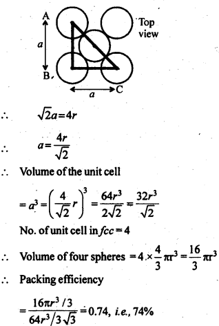 NCERT Solutions For Class 12 Chemistry Chapter 1 The Solid State 7