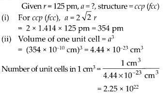 NCERT Solutions for Class 12 Chemistry Chapter 1 The Solid State 22