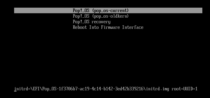 systemd-Boot in Pop OS - my tech mint