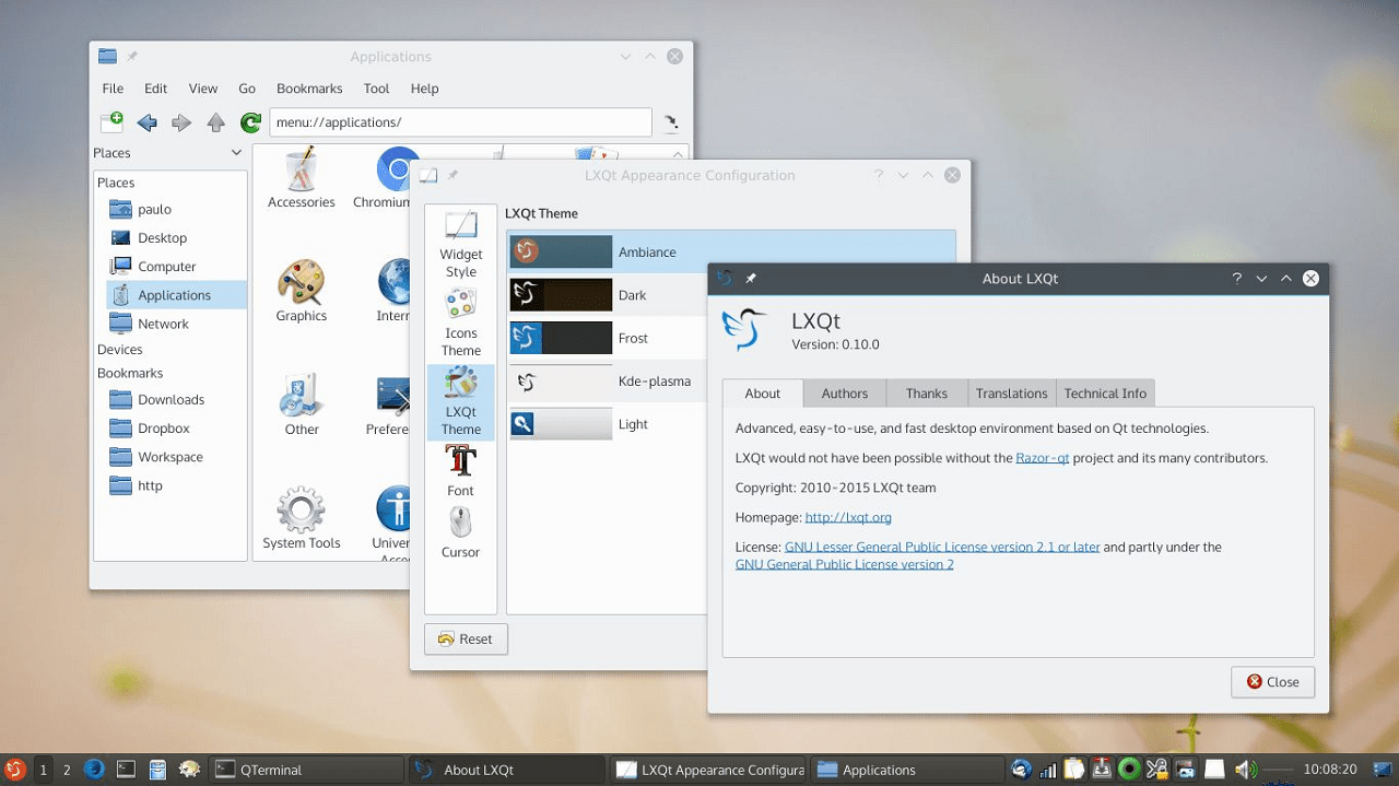 LXQT - A Linux Desktop Environment