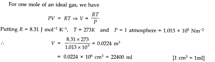 NCERT Solutions for Class 11 Physics Chapter 13 Kinetic Theory Q2