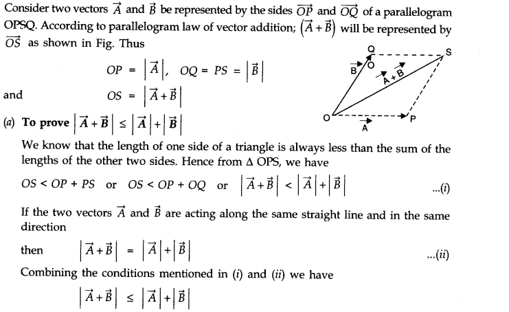 NCERT Solutions for Class 11 Physics Chapter 4 Motion in a Plane Q6.1