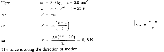 NCERT Solutions for Class 11 Physics Chapter 5 Laws of Motion Q6