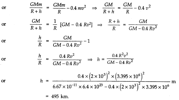 NCERT Solutions for Class 11 Physics Chapter 8 Gravitation Q25.1