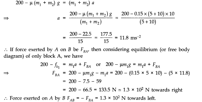 NCERT Solutions for Class 11 Physics Chapter 5 Laws of Motion Q34.1