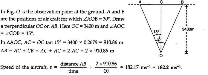 NCERT Solutions for Class 11 Physics Chapter 4 Motion in a Plane Q25