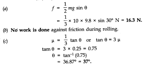 NCERT Solutions for Class 11 Physics Chapter 7 System of Particles and Rotational Motion Q31