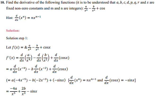 NCERT Solutions for Class 11 Maths Chapter 13 Limits and Derivatives Miscellaneous Exercise 13
