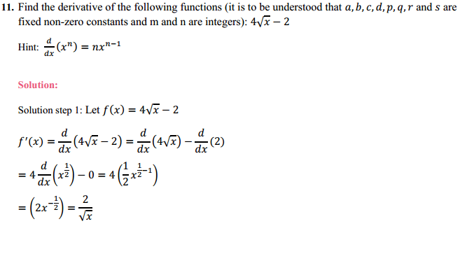 NCERT Solutions for Class 11 Maths Chapter 13 Limits and Derivatives Miscellaneous Exercise 14