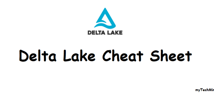 Delta Lake Cheat Sheet